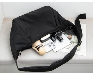 Large-capacity cotton shoulder bag