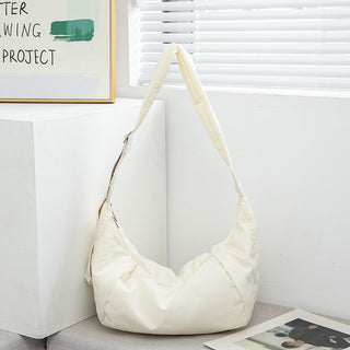 Large-capacity cotton shoulder bag