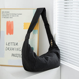 Large-capacity cotton shoulder bag