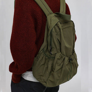 Casual canvas student schoolbag