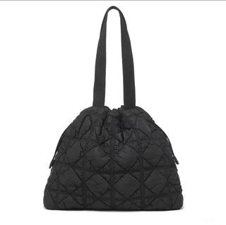 Quilted Nylon Tote Bag