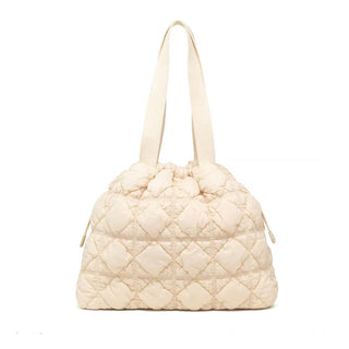 Quilted Nylon Tote Bag