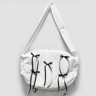 Korea casual bow cotton women's bag