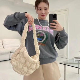 Bubble cloud buns shoulder bag