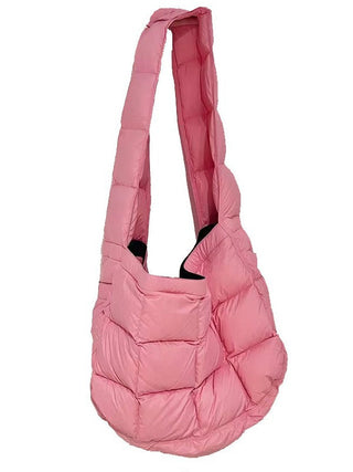 Pleated puff cotton bag