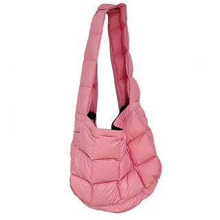 Pleated puff cotton bag