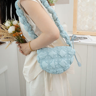 Cloud bubble folded down bag