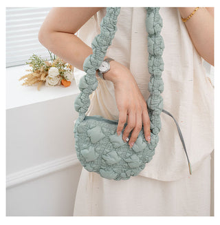 Cloud bubble folded down bag