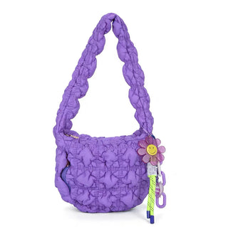 Soft fold embroidery cotton bag