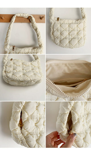 Soft fold embroidery cotton bag