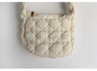 Soft fold embroidery cotton bag