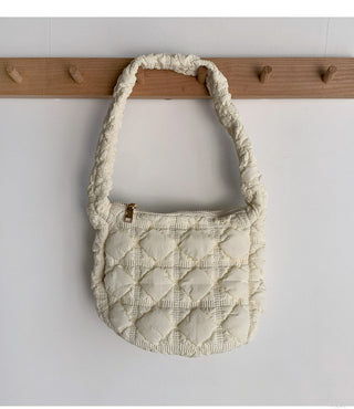 Soft fold embroidery cotton bag