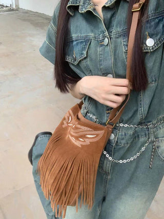 Tassel adjustable strao bag