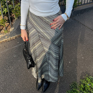 Striped Retro Skirt