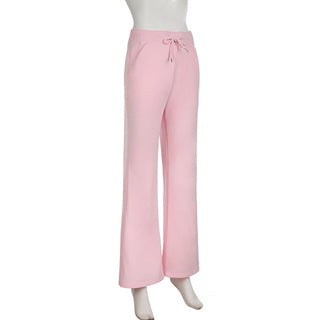 Loose Straight Leg Wide Leg Pants