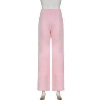 Loose Straight Leg Wide Leg Pants