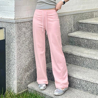 Loose Straight Leg Wide Leg Pants