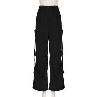 Loose Lace-up cargoPants