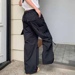 Loose Lace-up cargoPants