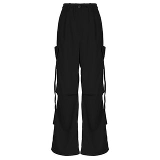 Loose Lace-up cargoPants