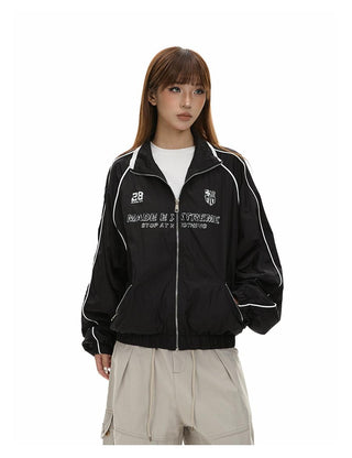 Retro sports outdoor jacket