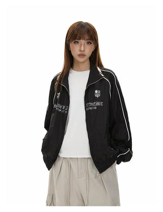 Retro sports outdoor jacket