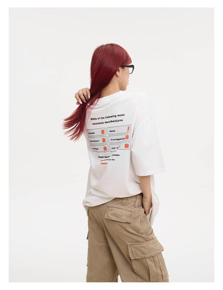 Oversize printed T-shirt