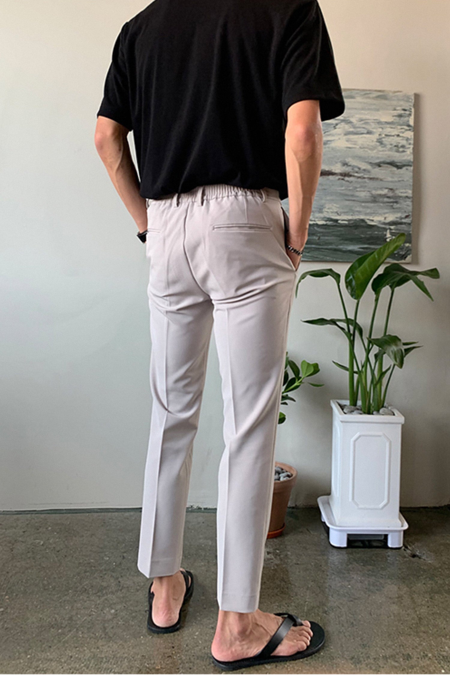 Haggar Iron Free Khaki Classic Fit Pleat Front Hidden Expandable Waistband  Pants | {category} | {parent_category} | Shop The Exchange