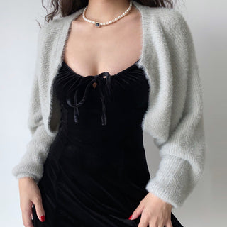 Loose Knitted Crop bolero