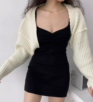 retro loose all-match knitted bolero