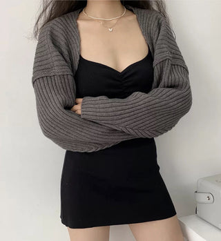 retro loose all-match knitted bolero