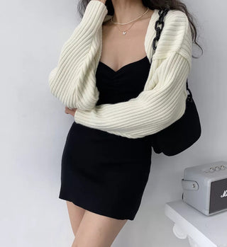 retro loose all-match knitted bolero