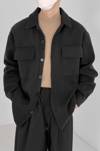 Woolen loose fit Shirt Jacket