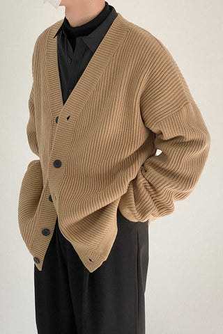 Pit Striped Knitted Cardigan