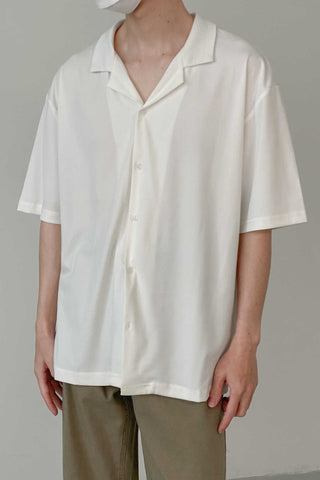 Anti-wrinkle Cuban collar shirt