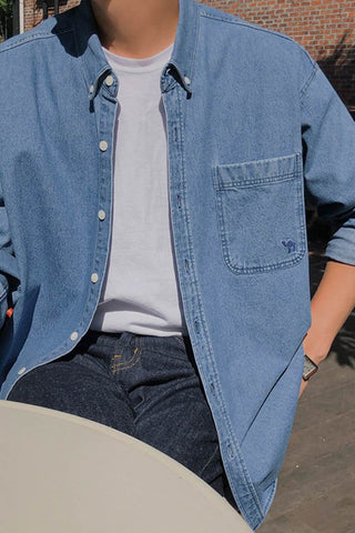 Denim Long Sleeve Shirt