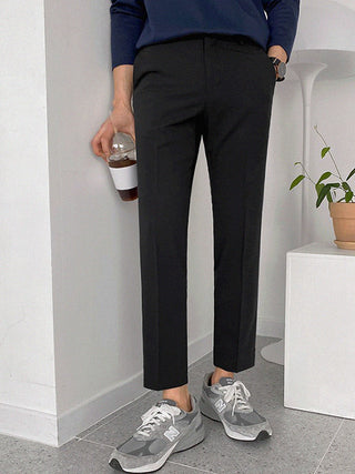 Slim fit suit trousers