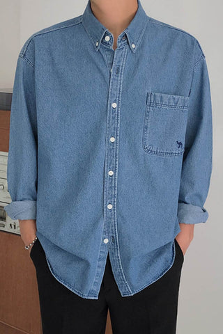 Denim Long Sleeve Shirt