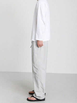 Loose fit overalls wide-leg pants