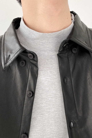 Loose fit Leather Shirt