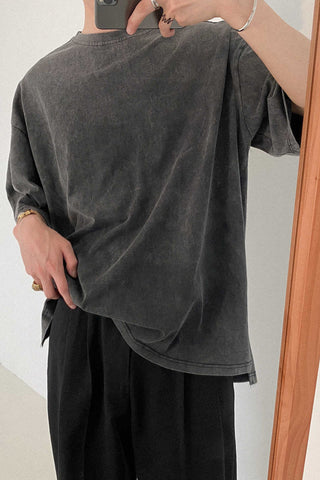 Washed Short-Sleeved T-shirt