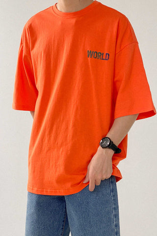 Color reflective short-sleeved T-shirt