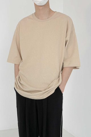 Solid color Loose fit T-shirt