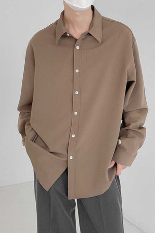 Long-sleeved loose fit Casual Shirt