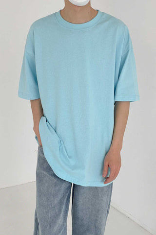 Solid color Loose fit T-shirt