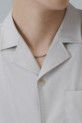 light and thin Cuban collar short-sleeved shirt