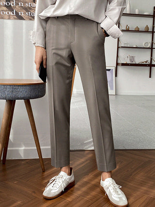 Slim fit suit trousers