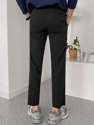 Slim fit suit trousers