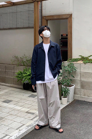 loose casual kr style trousers