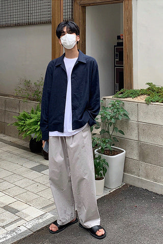 loose casual kr style trousers